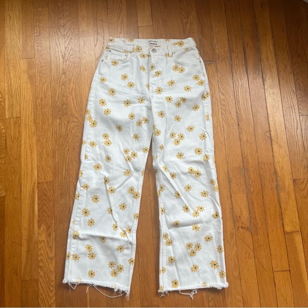 Reformation fawcett jeans size 25